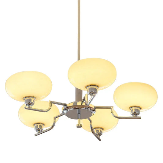 Bauhaus Medieval Modern French Chandelier